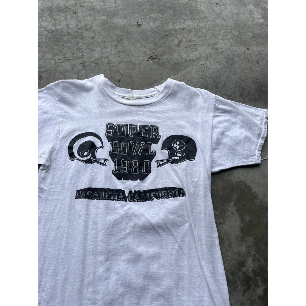 Vintage Tee Shirt Super Bowl 1980 Champions California Small